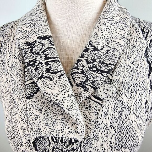 NEW DIRECTIONS SLEEVELESS SNAKE PRINT SHIFT DRESS SIZE 8 - Picture 3 of 7